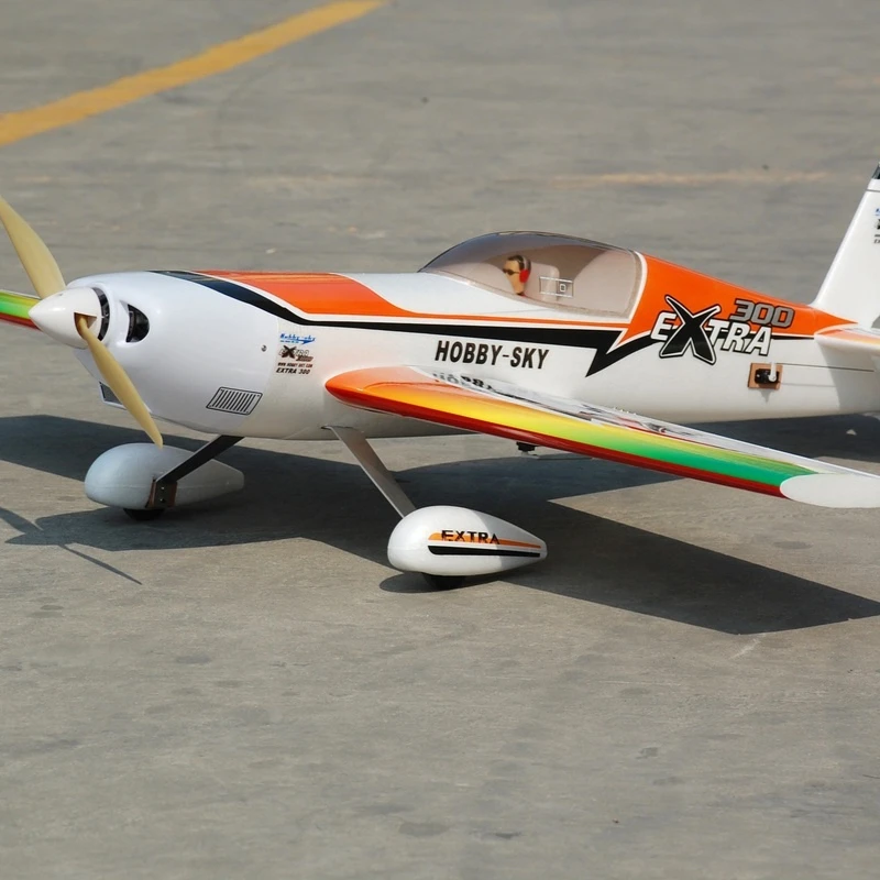 Avion jouet télécommandé Extra300s de troisième génération, avec portée d'aile de 1.2m, capacité de vol 3D à ailes creuses V3