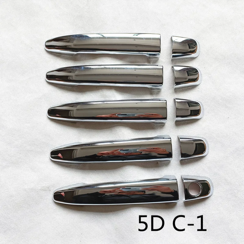 لتويوتا لاند كروزر برادو 120 J120 اكسسوارات 2003 2004 2007 2008 2009 غطاء مقبض الباب الكسوة البلاستيك الكروم