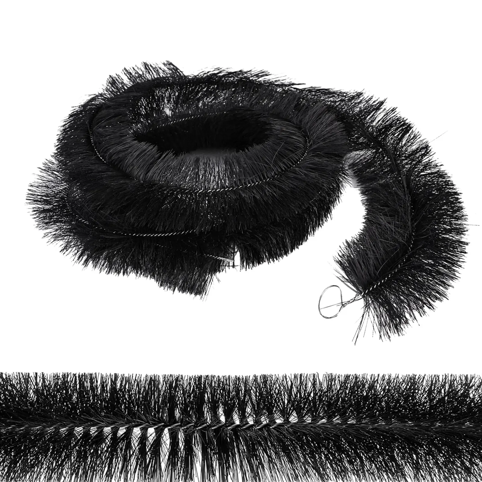 

Eaves Brush Gutter Guard Brush Promotes Water Flow Protection Brush Stainless Steel Wire For Roof Downpipe Clog Remover