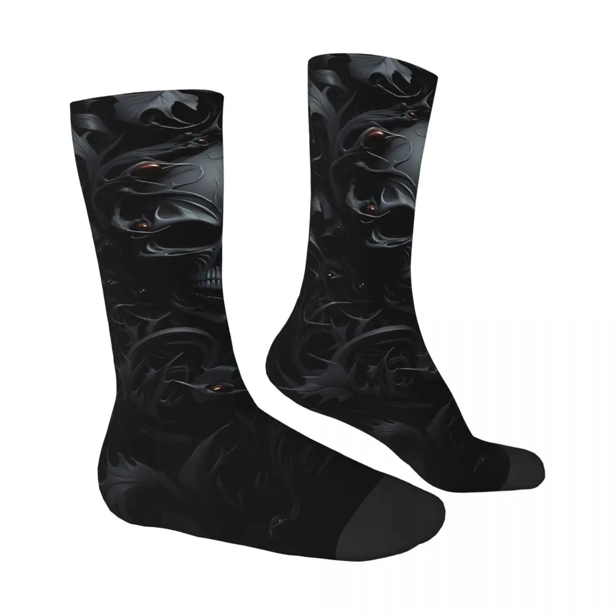 Horrible Mechanized Skull Ghost Specter Spirit Socks Male Mens Women Spring Stockings Printed