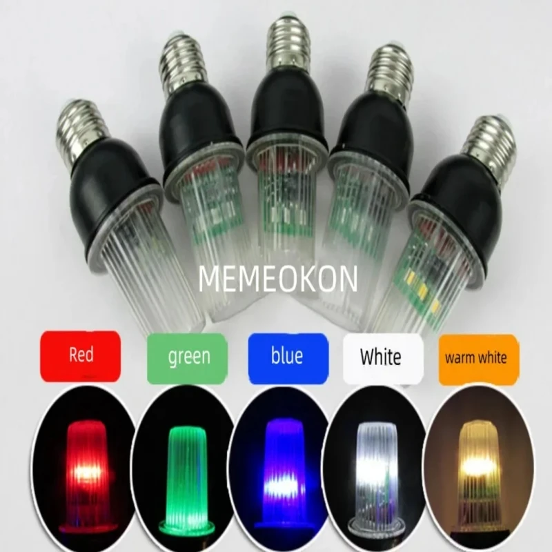 MEMEOKON 10M 10 Bulb Advertising Light String Flash Outdoor Hanging Light Event Advertising Display Birthday Party Decoration