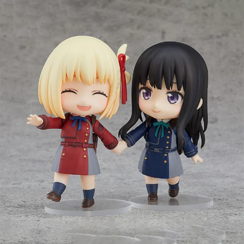 

【100% оригинал】GOOD SMILE COMPANY Lycoris Recoil - Nishikigi Chisato - Nendoroid ( # 1955) Inoue Takina ( # 1956) Подарки Игрушки Модель