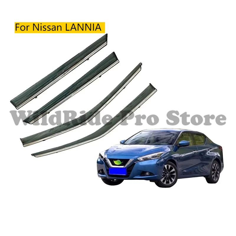 

Автомобильный козырек от дождя для Nissan LANNIA, оконные козырьки, автомобильный солнцезащитный козырек, ветровой дефлектор