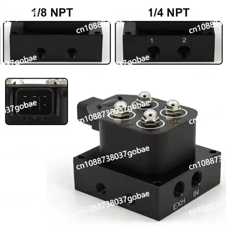 

Automobile modification parts with air suspension system shock absorber four-position solenoid valve chassis solenoid valve
