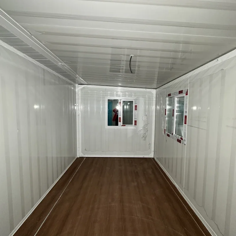 20ft 40ft Container Expandable Foldable Houses With Balcony And Kitchen Bedroom Hurricane-Proof Foldable Prefab House