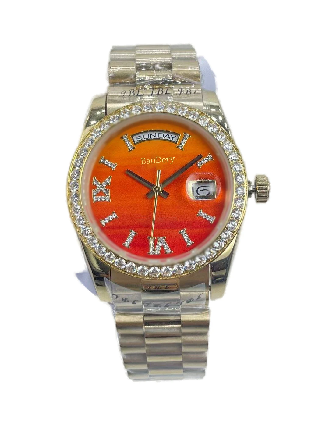 Customized Logo36mm Luxury ladies' watch, 904 stainless steel and sapphire mirror, mechanical movement, menus gifts