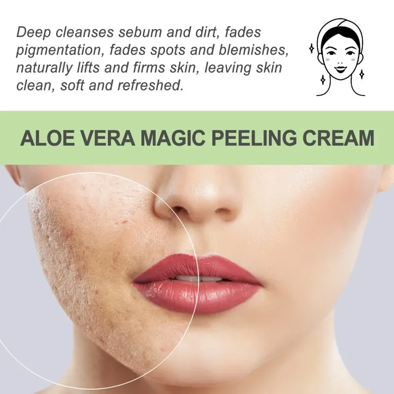 Aloe Vera Repair Cuticle Cream whitening peeling Gel Cleaning Facial remove Dead Skin melanin Face repair Exfoliating body care