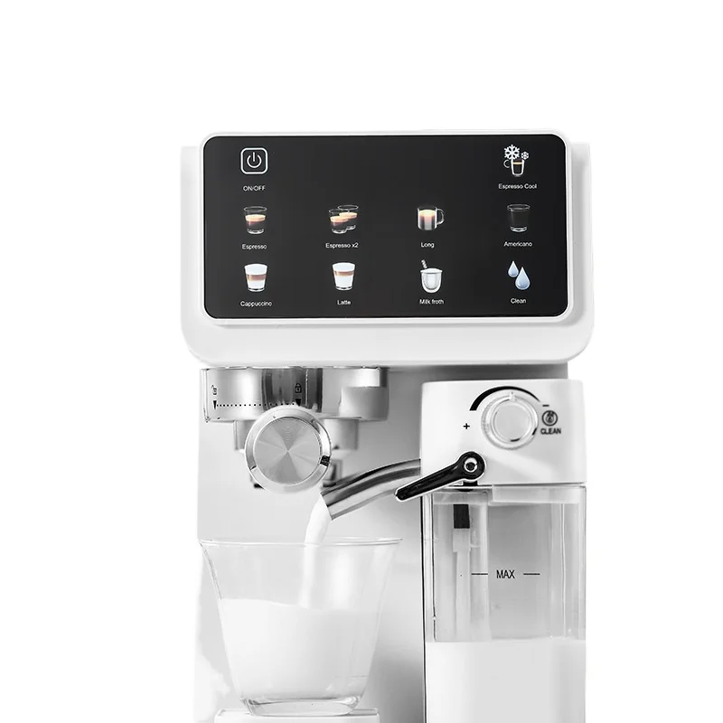 Italian espresso machine, home use, high-pressure automatic milk frother, smart color touch screen all-in-one machine