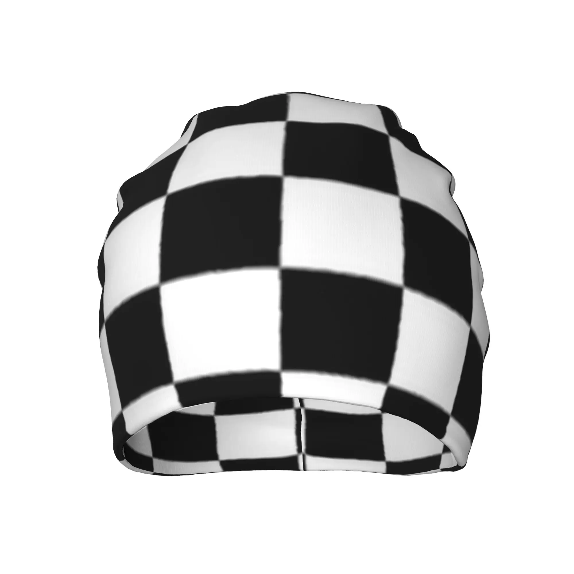 Bonnet Hats Checkerboard Men Women's Thin Hat Check Pattern (3) Warm Cap Street Skullies Beanies Caps