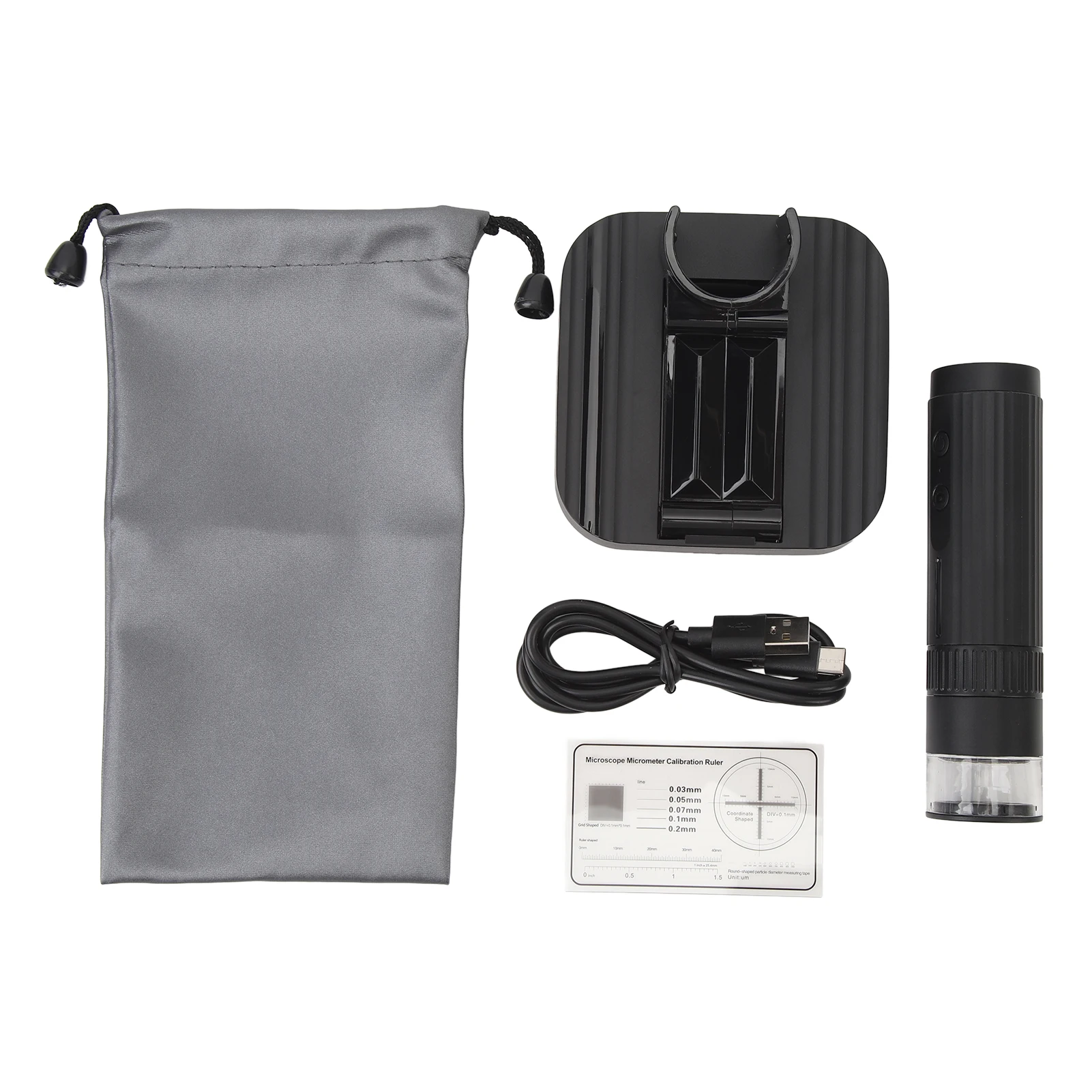 

Digital Microscope Portable Type C Rechargeable 1000X Magnification WiFi USB APP 2MP Versatile Wireless Microscope for Jwewlry