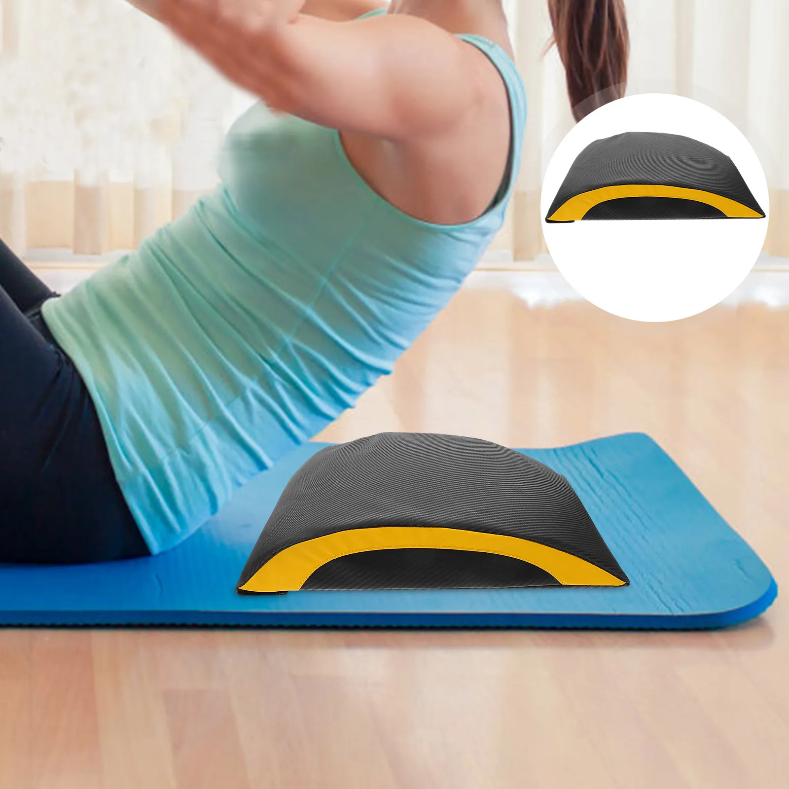 

Ab Mat Cushion Household Training Cushion Multi-Function Sit Up Support Pad Anti-Slip Exercise Mat For Core Workouts Gym Home