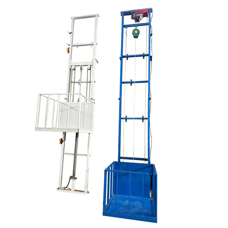 

Electric hydraulic lift freight elevator, household small lifting platform electric lift