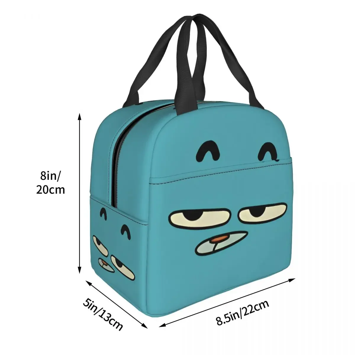 Gumballs Gum Ball Watterson Amazing Cartoon Insulated Lunch Bags Cooler Bag Meal Container Portable Tote Lunch Box Men Women