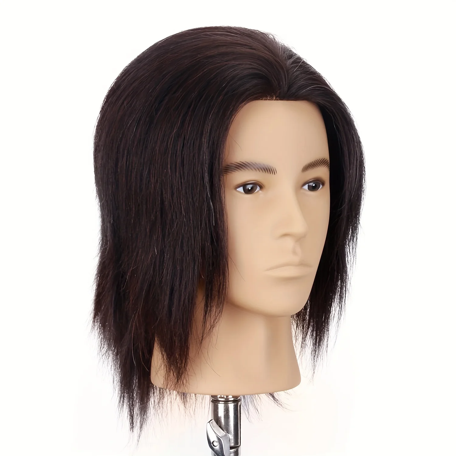 100% Human Hair Mannequin Head Men\'s 8\