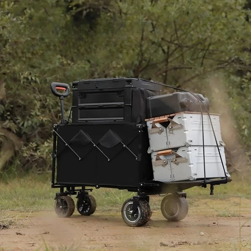 

Большая складная электрическая тележка для кемпинга с регулируемой высотой, профессиональный инструмент для хранения и транспортировки на открытом воздухе
