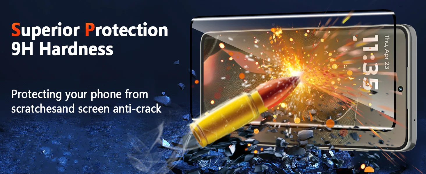 1-3 Stück Gehärtetes Glas für Motorola Edge 60 50 40 S50 Fusion Pro Neo + 2023 2024 2025 G85 3D Vollständige Abdeckung HD Displayschutzfolie – Detail 2