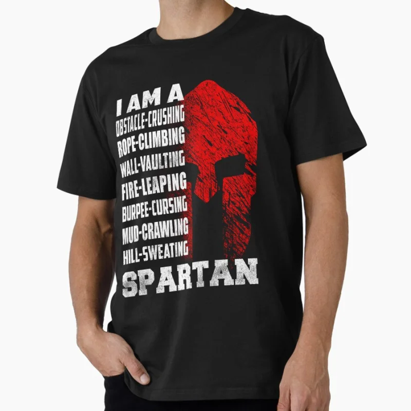 I AM A SPARTAN  warrior helmet Ancient greece Gift T Shirt This is sparta Norse mythology Graphic Tee All size Tops S-6XL