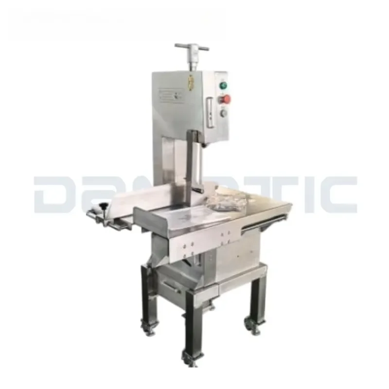 Full Stainless Steel Cut Frozen Rib Fish Large Saw Machine for Professional Butcher Meat Shop Commercial Equipment