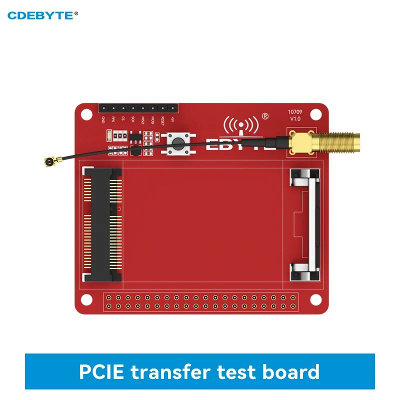 

PCIE Transfer Test Board 230/433/470/868/915MHz PCIE Interface LoRaWAN Gateway Raspberry Pi CDEBYTE E15-LW-T1