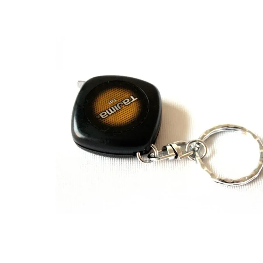 ตลับเมตรขนาดเล็ก Tajima 1001-0056/1001-2454/1001-0841 1/2/3 เมตร พร้อมพวงกุญแจ ความกว้าง 6 มม. อุปกรณ์เครื่องมือช่าง