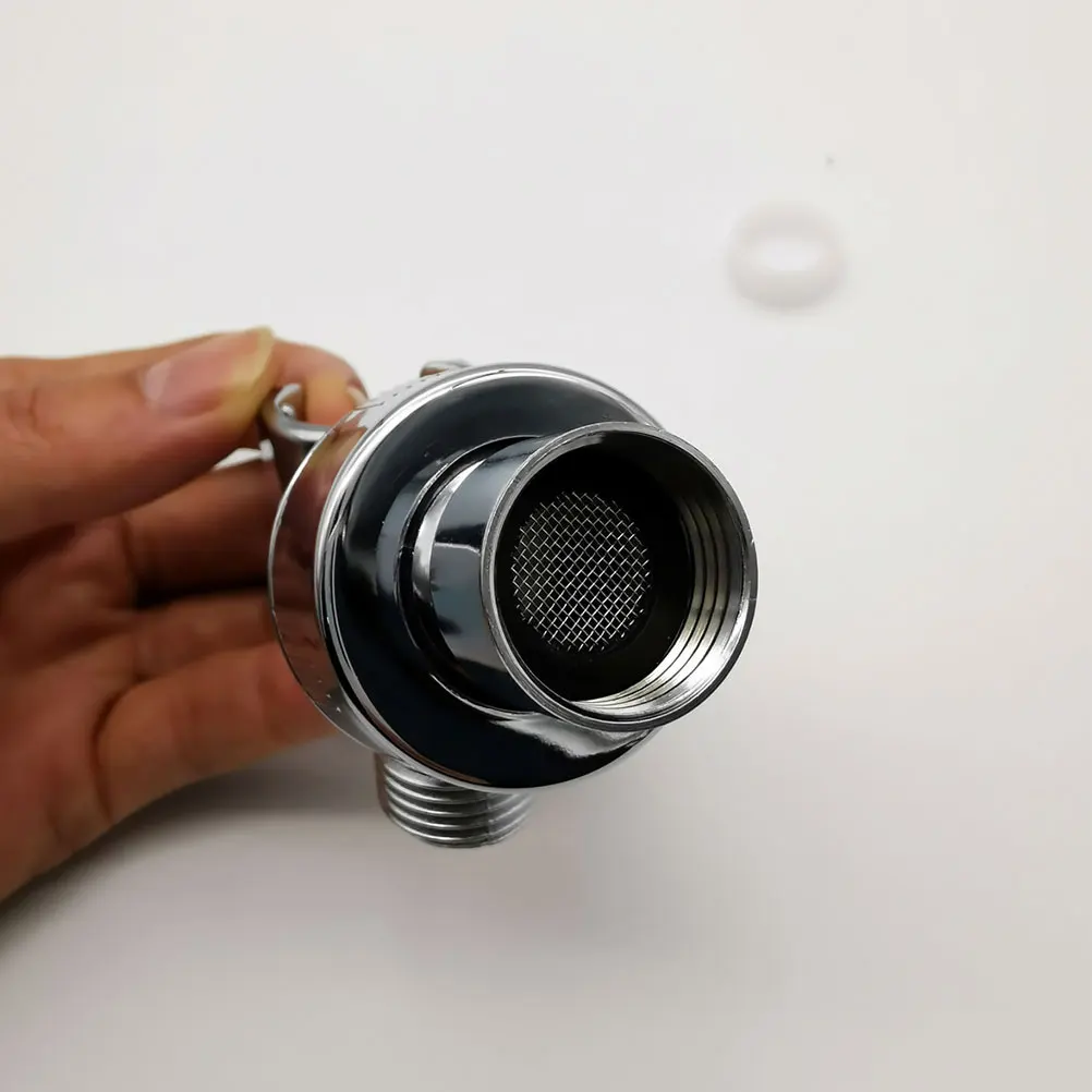 

Shower Arm Adapter Bathroom Accessories Adjustable Shower Head Holder Tee Mount Nozzle Durable Finish Easy Install Home