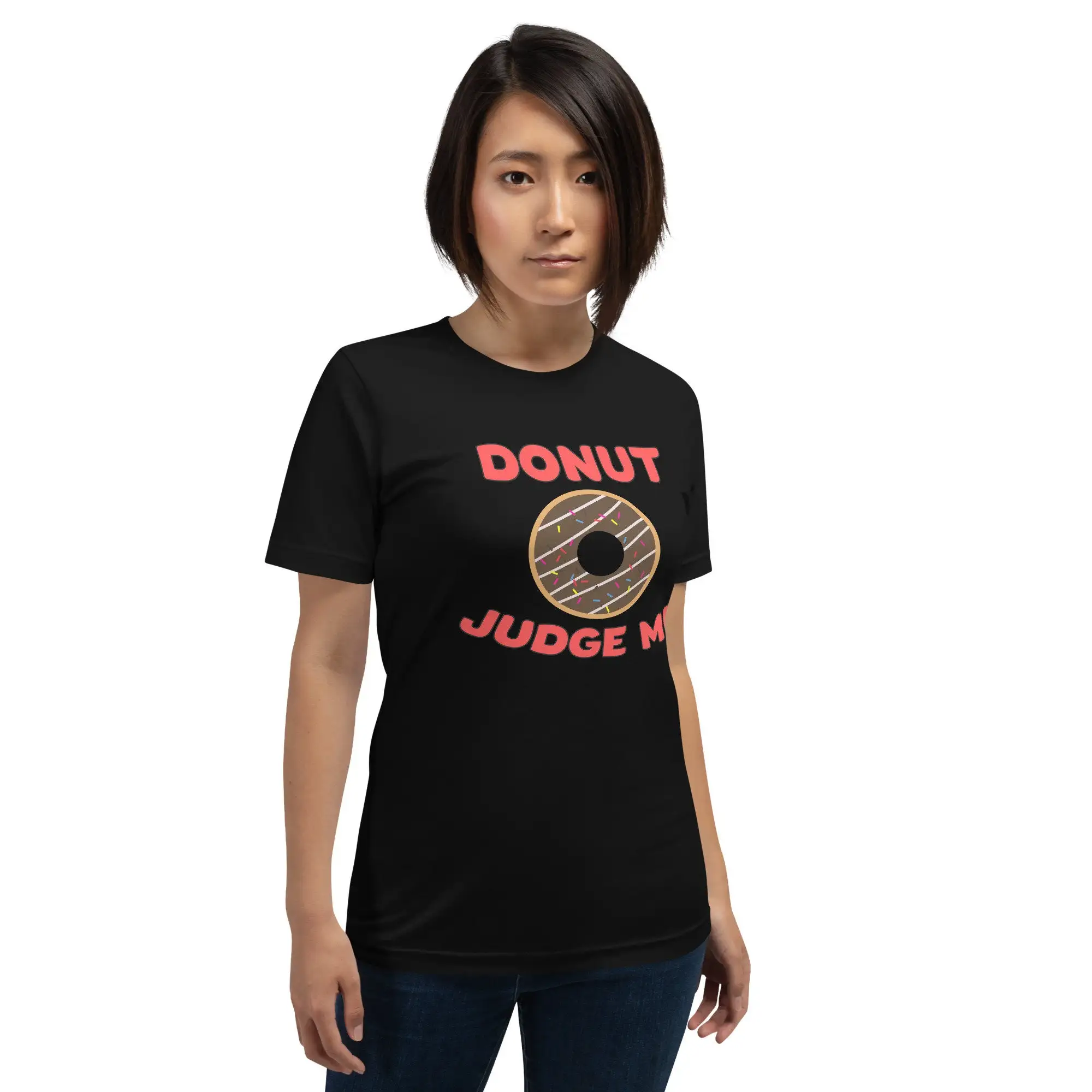 Donut Judge Me t shirt Bakery Pastry Fried Dough Glazed Cake