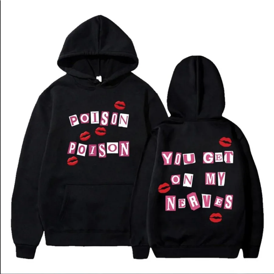 Renee Rapp Poison Poison Merch Oversized Women/Men Hoodie Sweatshirt Streetwear Hip Hop Pullover Hooded Jacket Casual Tracksuit