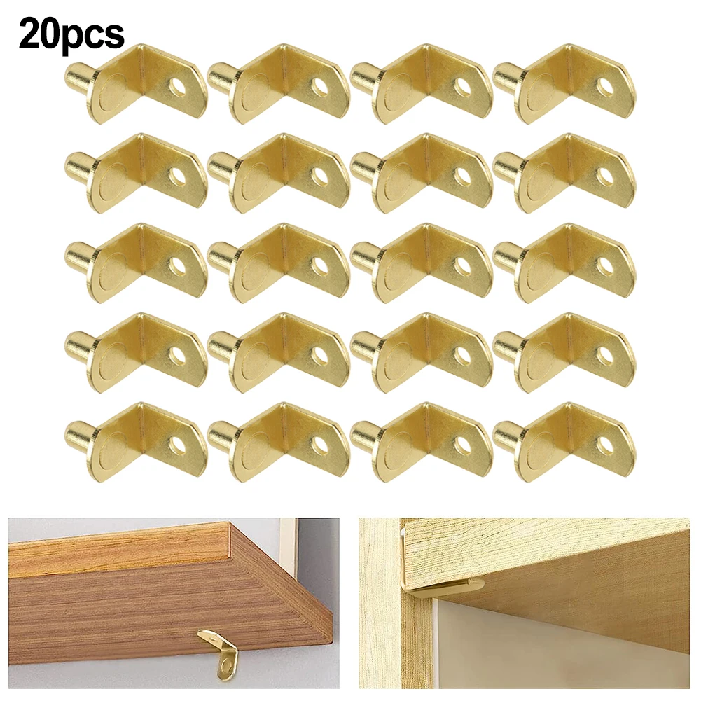 Quality Iron Shelf Support Pegs for Keeping Your Shelves Sturdy Pack of 20 A Must Have Hardware for Every Cabinet