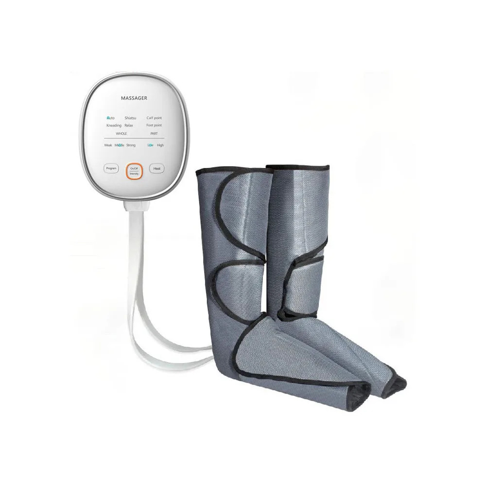 VL-LY522 Leg Air Compression Massager Heated Foot Calf Circulation Handheld Controller 3 Intensities 2 Modes 2