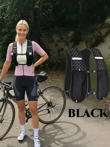 Running Hydration Vest for Women and Men, Water-Resistant, Breathable, Backpack for Runs, Hiking, Cycling, Trails, Marathons