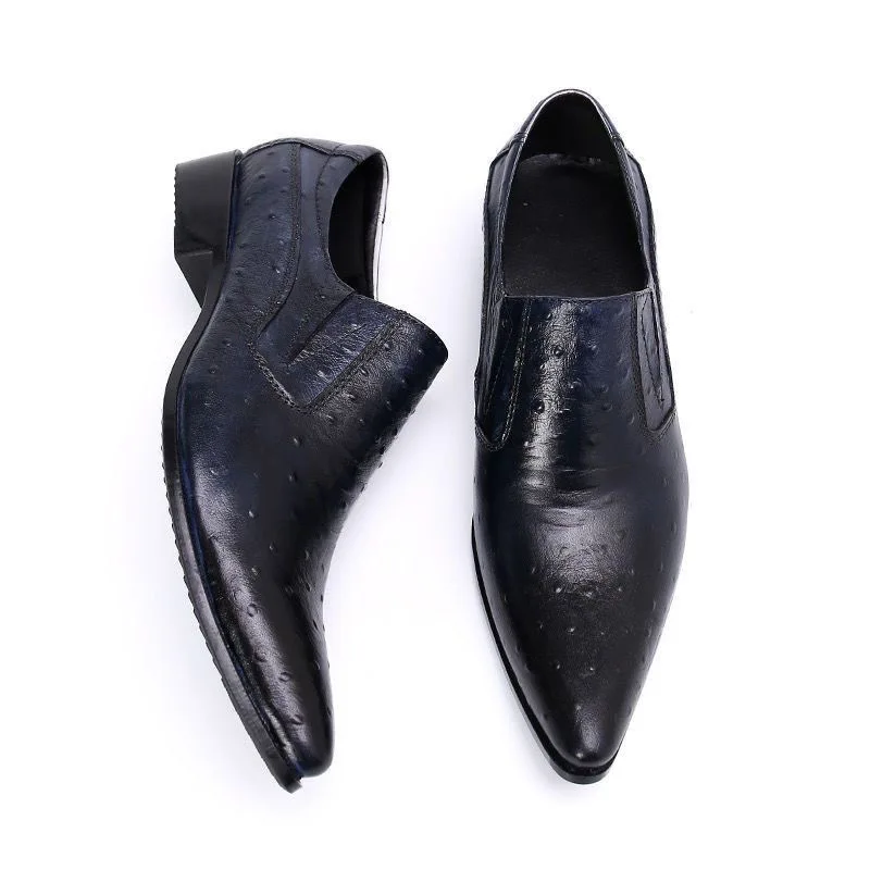 Sapato Oxford de couro genuíno masculino, clássico, confortável, negócio, casual, trabalho