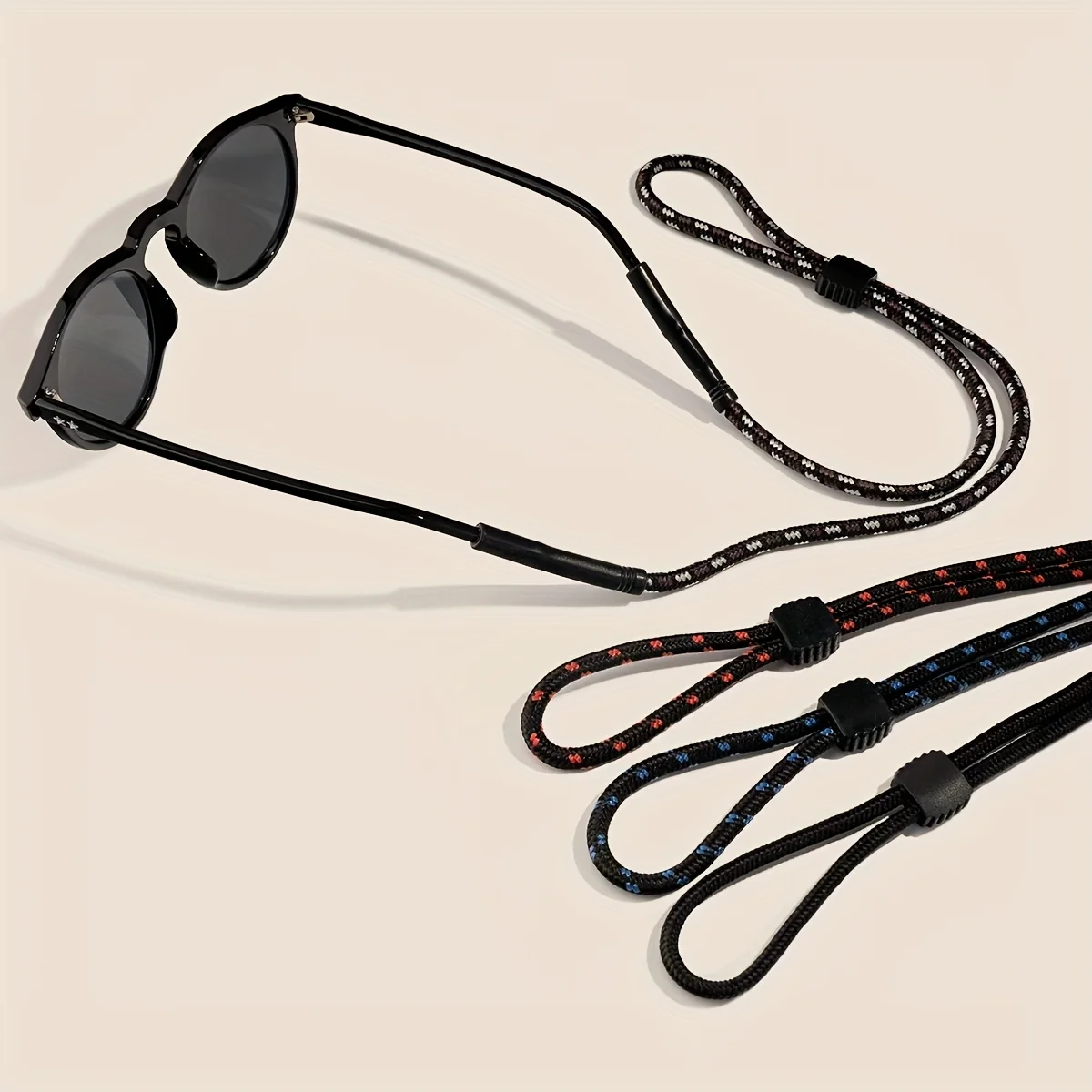 4er-Pack Sportbrillenband Verstellbares Brillenband Brillenhalter Brillenzubehör für Männer und Frauen