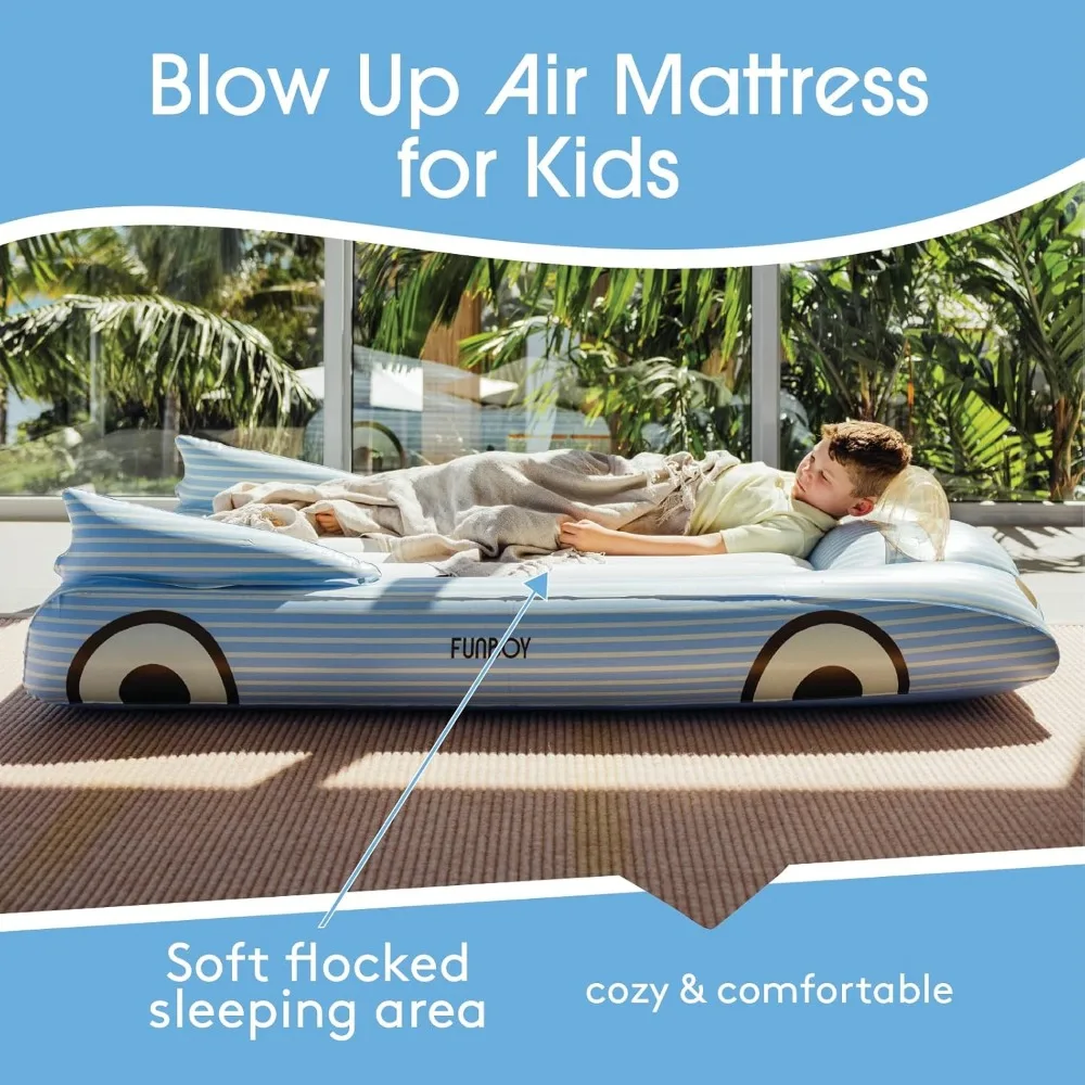 سرير محمول للأطفال مزدوج الحجم قابل للنفخ مع حقيبة حمل للنوم