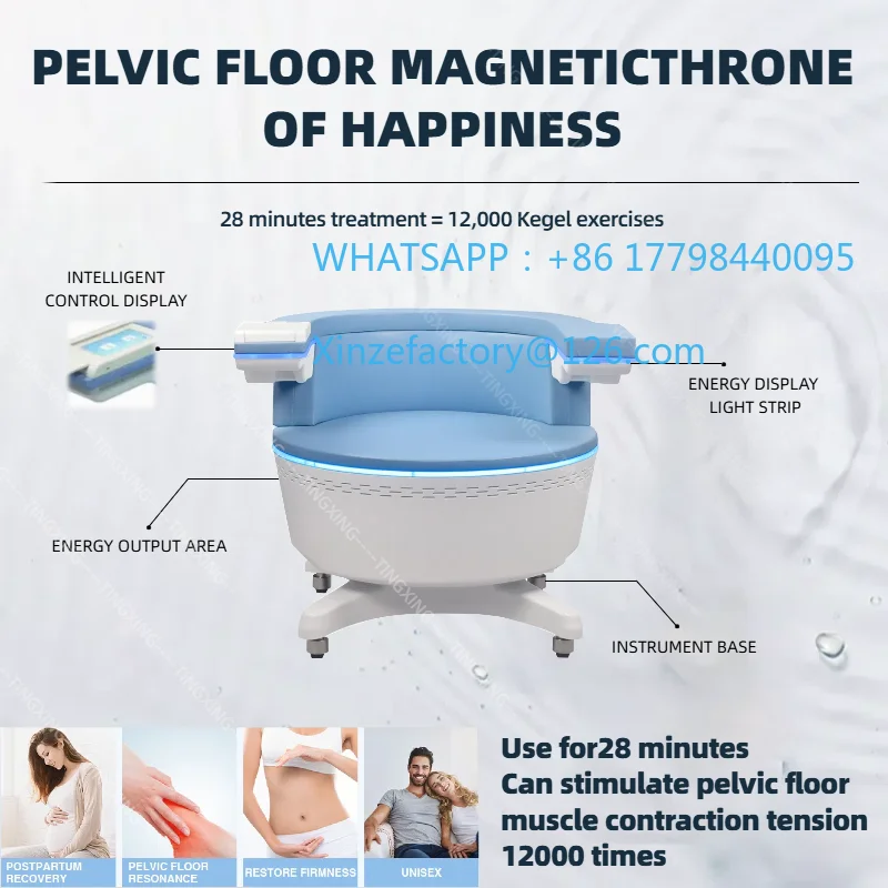 Настраиваемый новый EMS-прибытие, электромагнитное кресло для контракции мышц тазового дна, тренажер для мышц тазового дна, интимный