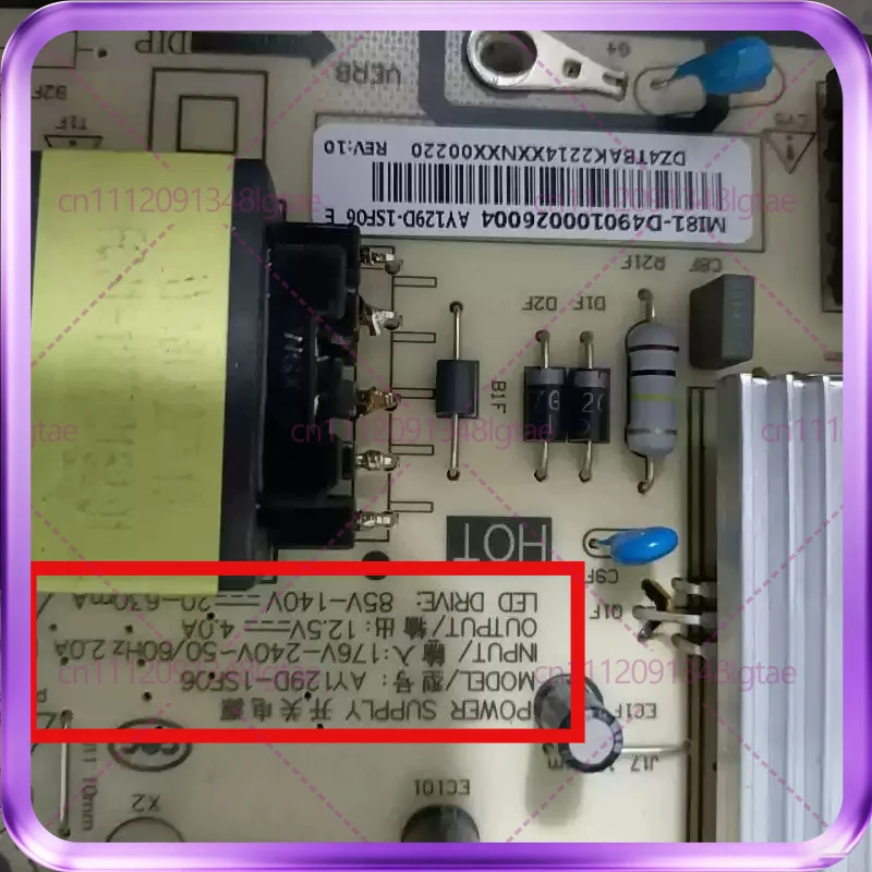 Used For Xiaomi L55M7-EA TV, Power Board AY129D-1SF06