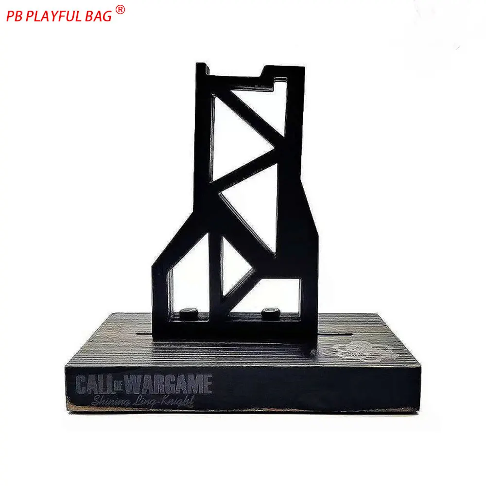 Solid Wood Toy Gun Display Stand Model Gun Bracket Airsoft Display Rack Collection Wood Stand AR15 Gen9 QF43