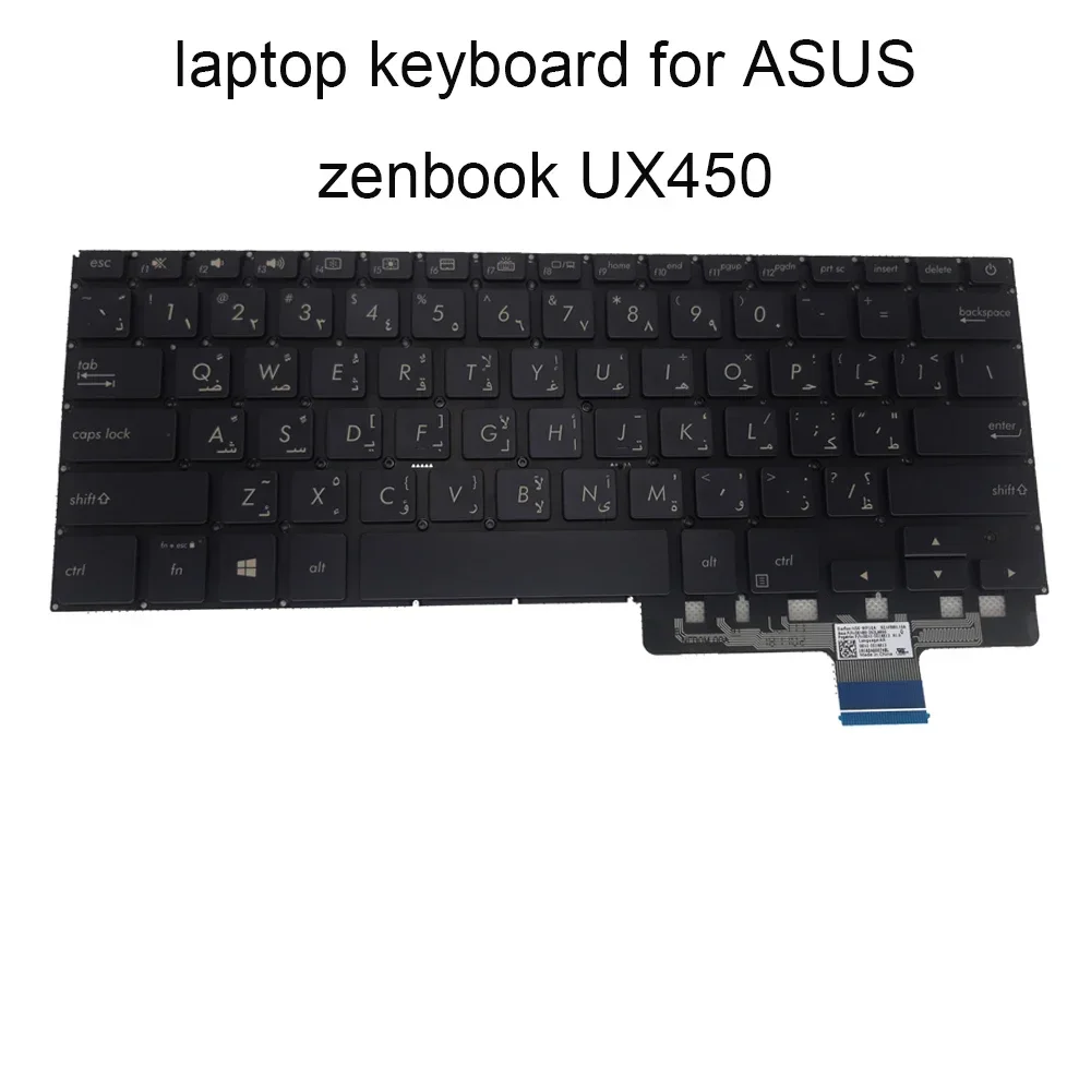 Клавиатура с подсветкой AR Arabic WB для ASUS UX450FD UX450FDX UX450FDA ZenBook Pro 14 THE UX450 Croatian Serbian 0KNB0-262LAR00, новинка