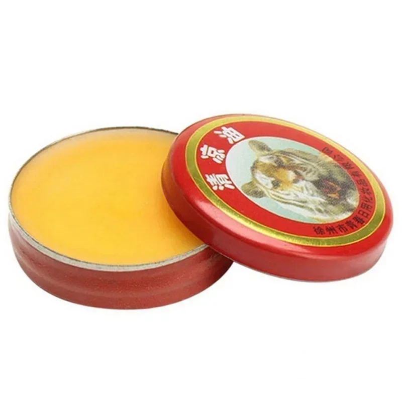 Natural Tiger Balm Pomada para Unisex, Tratamento Óleo Essencial, Coceira Fria, Dor de Cabeça, Tonturas, Músculo, Bálsamo, Fragrância, Influenza