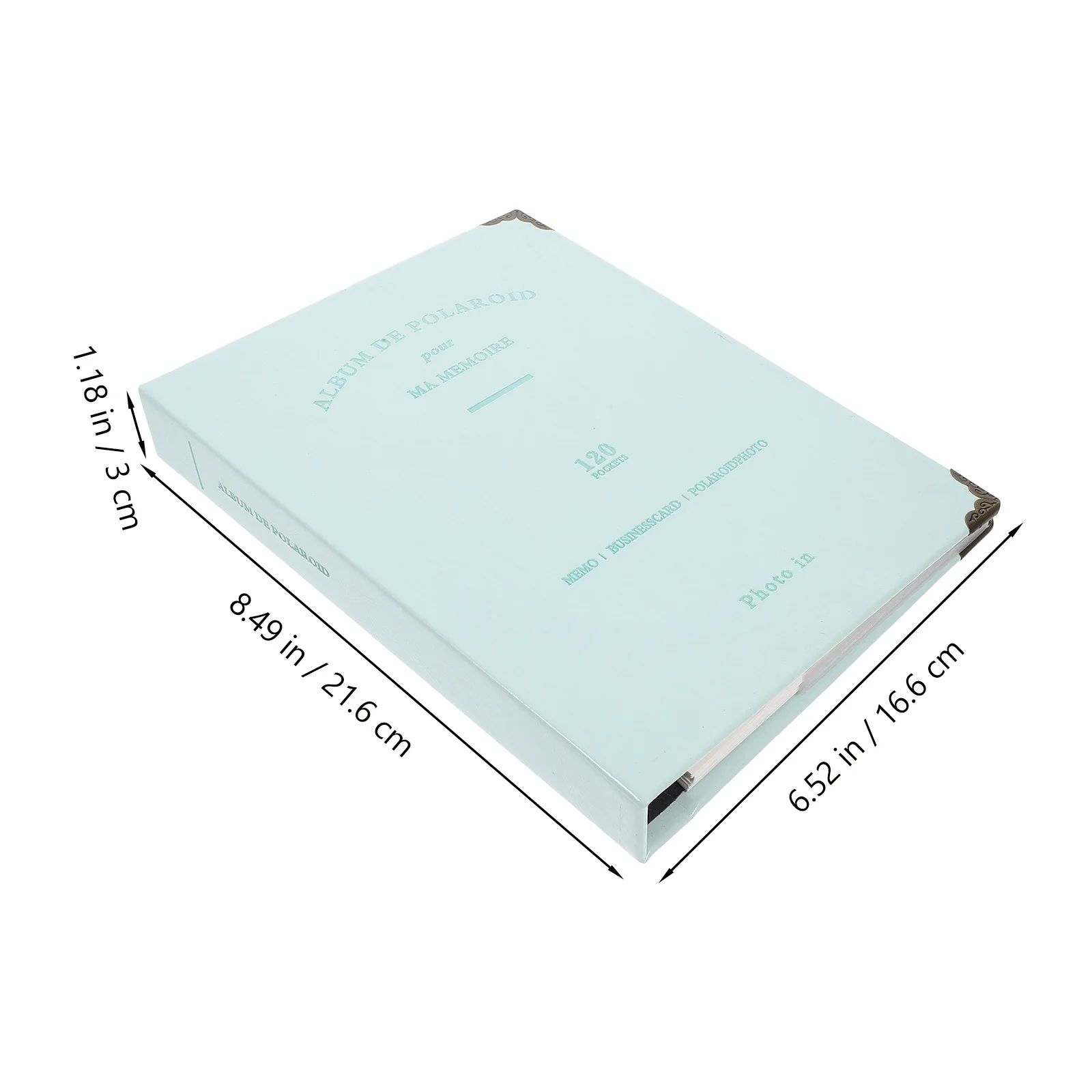 Penyimpanan Kartu Memori Tahan Aus Dekoratif Album Tiket untuk Koleksi Organizer Foto Resi Tiket Film Konser