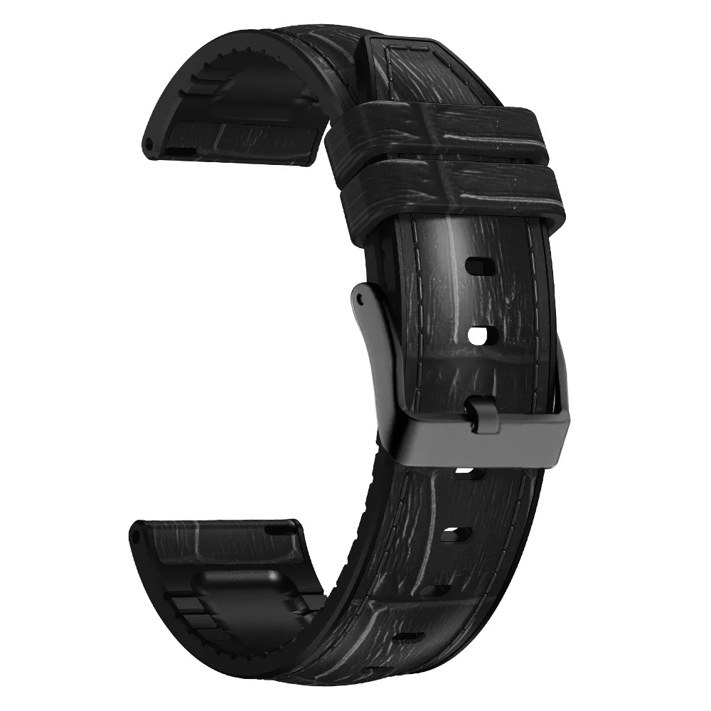 เปลี่ยนสายรัดข้อมือสำหรับ Huawei GT 3 /GT3 GT2 46มม.สายรัดข้อมือหนังสายรัดสำหรับนาฬิกา Huawei GT runner 46มม.สายรัดข้อมือ