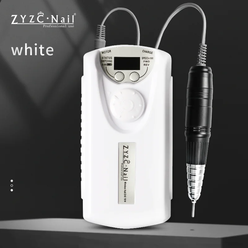 High-Power 30000 Rpm Rechargeable E File Electric Manicure Nail Drill Machine Portable Professional Tools for Salons Plastic