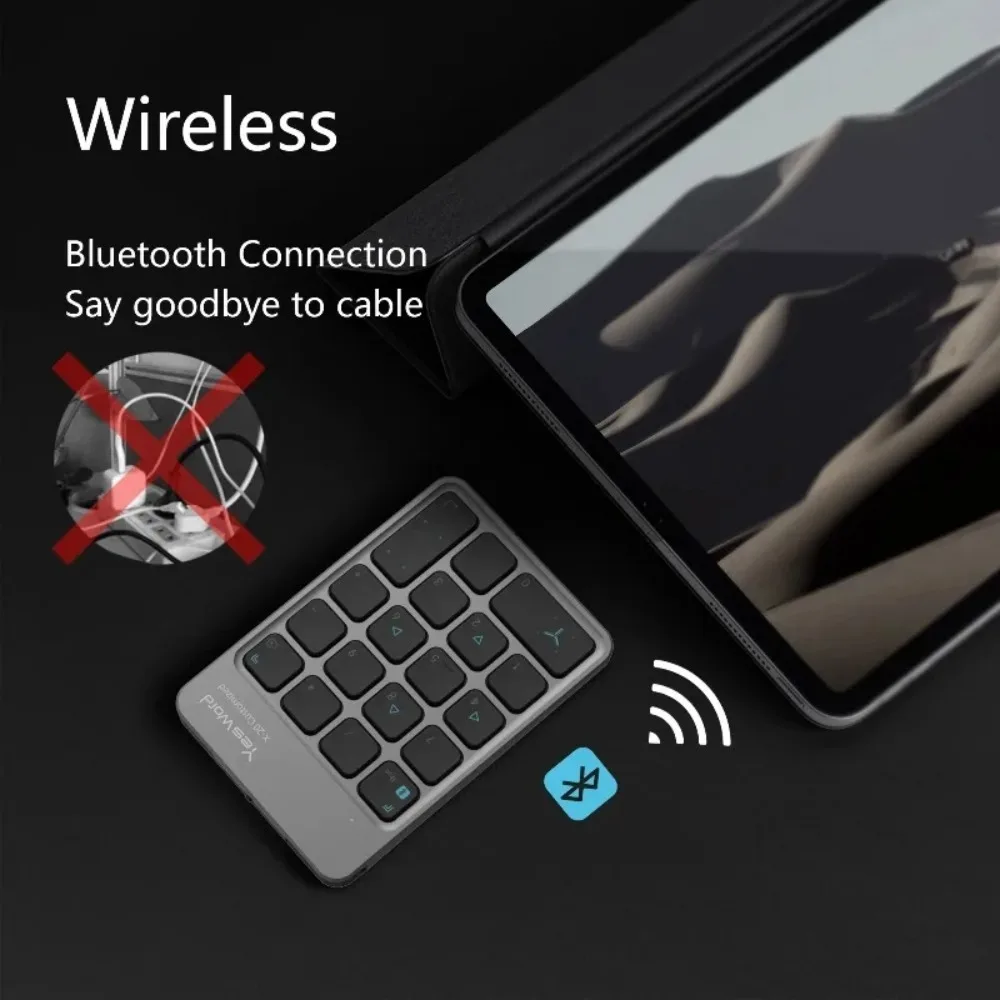 

YesWord X-20 ультратонкая Bluetooth-клавиатура с поддержкой Ipad Mac и Windows, многофункциональная клавиатура на заказ, аксессуары для офисных ПК, подарки