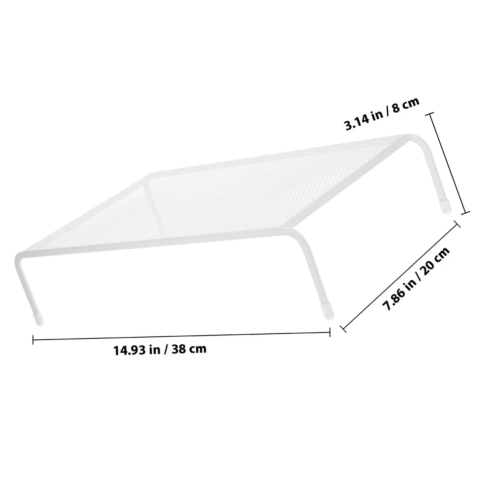 Single Layer Monitor Stand Desktop Laptop Holder Iron Computer Screen Riser Stable Organizer Rack Monitor Stand