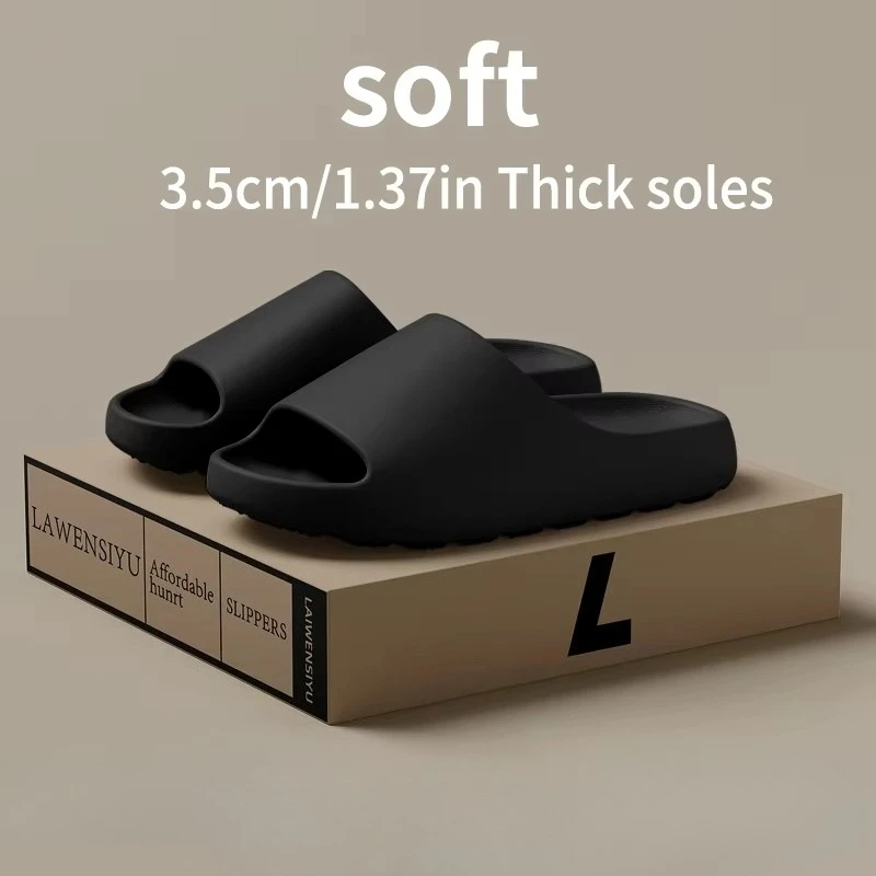 Size 36-45 Men EVA Anti-Slip Slippers Thick Bottom Comfort Lightweight Indoor Outdoor Home House Slides