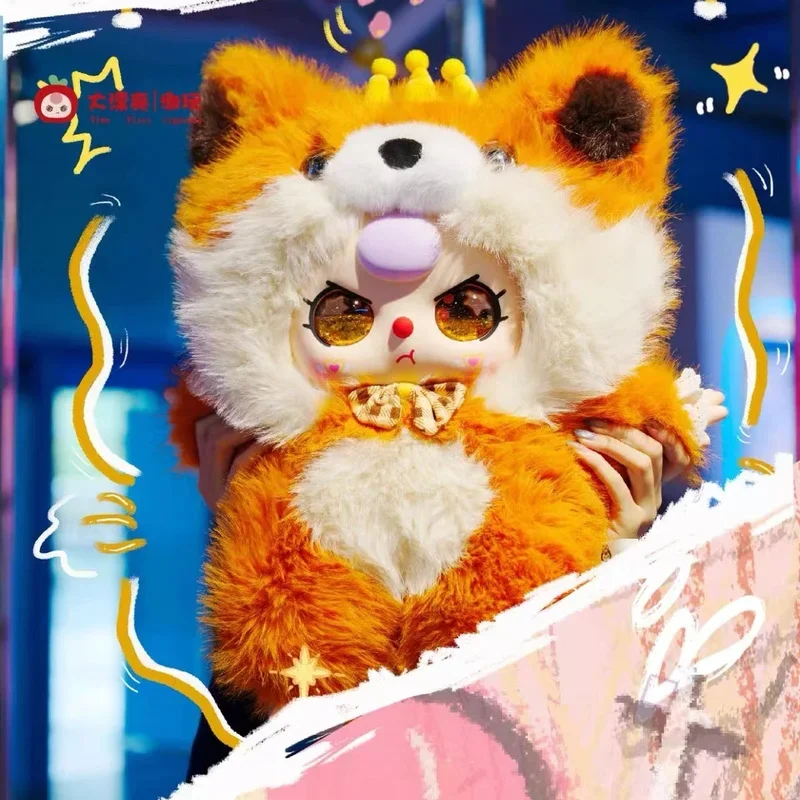 100 % Original Baby Three Ai 800 % Bliand Box kann in Englisch eine Geschichte erzählen. Limitierte Kawaii-Actionfigur, große Vinylpuppe, Kindergeschenk