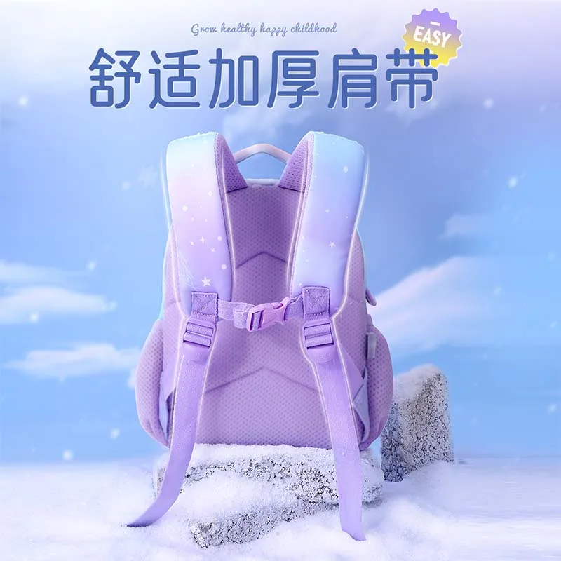 30CM Original Disney New Kindergarten School Bag Cartoon Elsa Backpack Fashion Boy Girl Baby Kids Backpack Frozen 2 Travel bag