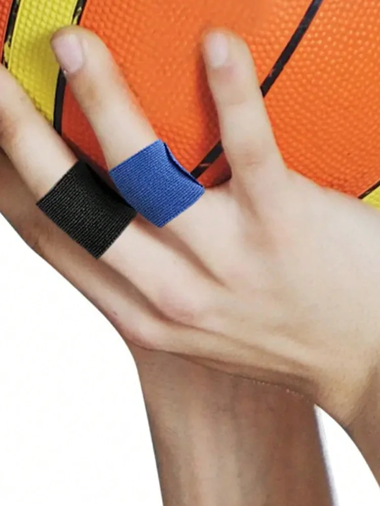 20pcs Elastic Finger Guard Patch, Thumb Fixed Support Anti-Friction Sports Finger Guard Tape,Suitable For Basketball, Volleyball