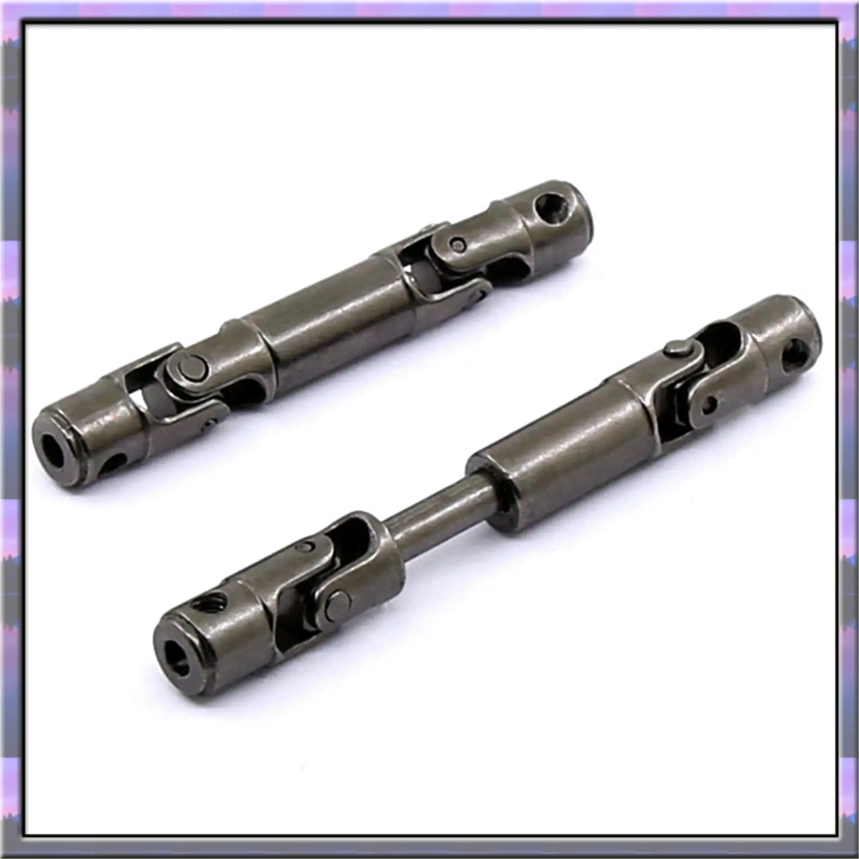 Eixo de condução de metal atualizado, 4 peças, para wpl 1/16 b14 b14k b16 b16k mn90 mn90k mn91 rc peças de carro caminhão rastreador, titânio