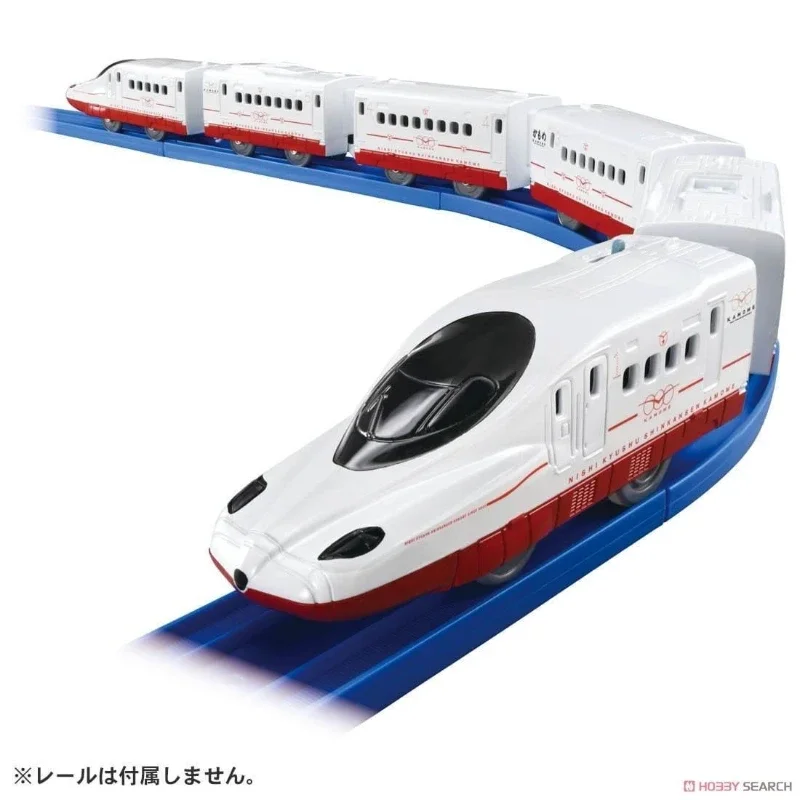 TAKARA TOMY Tomica Plarail Nishi Kyushu Shinkansen Kamome 70cm Electric Train Model Kit Six Carriages Railway Car Toys for Kids