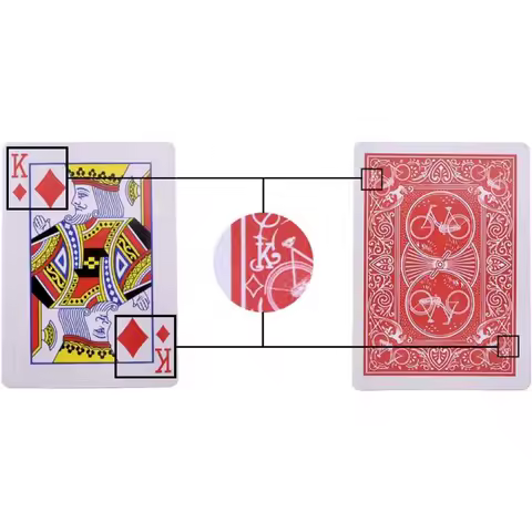 Easy Magic Trick Marked Stripper Deck Playing Cards Poker Magic Tricks Close Up Magic Props Party Table Games Gift for Kid Child